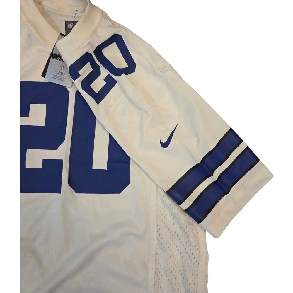Nike Dallas Cowboys Tony Pollard 20 Jersey White Mens Medium 87NM-DCGR-7RF-00L